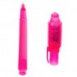 UV pildspalva ar neredzamiem LED rozā