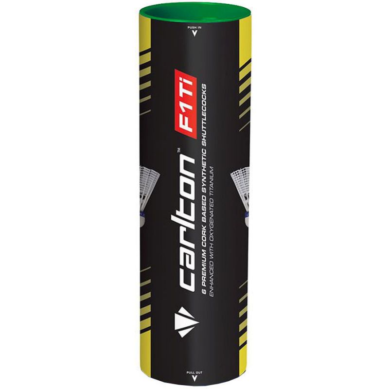 Badmintona atspole CARLTON F1 Ti Slow White CF1WS [Badminton shuttlecock]