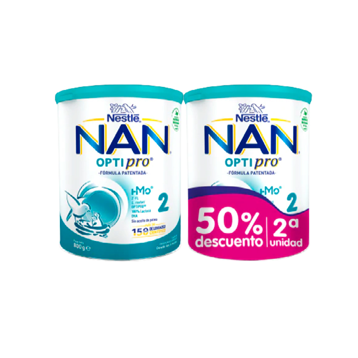 Нестле Нан Оптипро 2 Дупло [Nan Optipro Duplo 2x800g]
